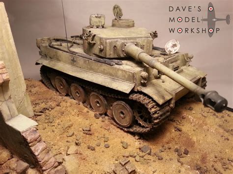Dave S Model Workshop Tiger I In Tunisia 1942 Diorama Groundwork