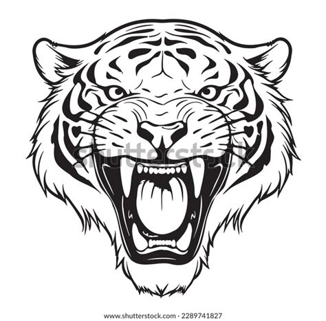 1 724 Angry Tiger Face Hand Images Stock Photos Vectors Shutterstock