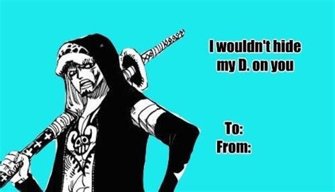 One Piece Valentines Day Card Teal Faruolo 99