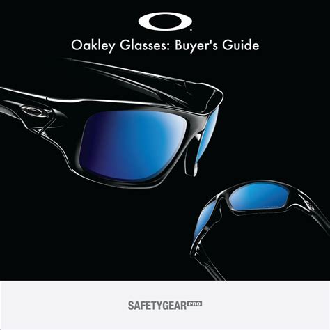 Oakley Glasses Guide Infographic Safety Gear Pro