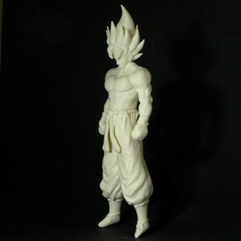 Download files and build them with your 3d printer, laser cutter, or cnc. 3D Printed Super Saiyan Goku - Dragon Ball Z by Gnarly 3D ...