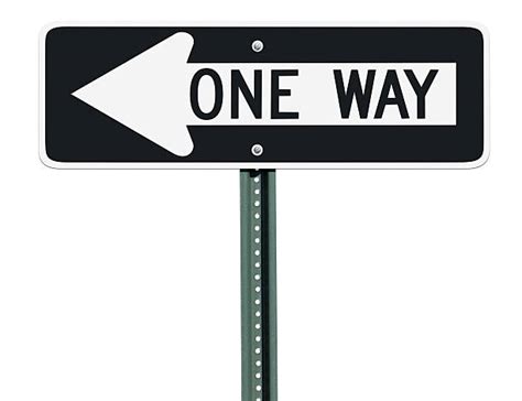 One Way Street Signs Stock Photos Pictures And Royalty Free Images Istock