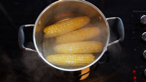 Corn in a can has already been removed from the. Boiled Corn on the Cob Recipe - Pillsbury.com