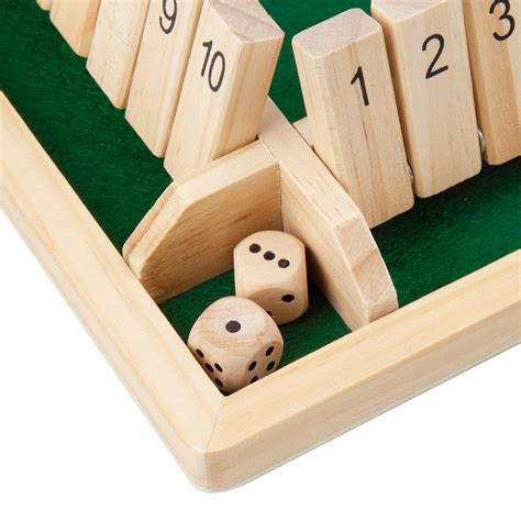 Here you'll find the rules to play the game. ROPODA Shut The Box Dice Game Wooden (2-4 Players) for ...