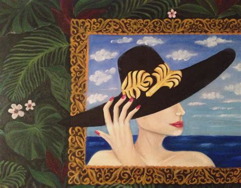 Woman With A Hat Oil On Canvas Original Painting
