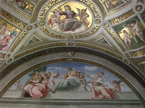 Vatican Museum Pinacoteca Art Gallery Fresco Of Women And Cherubim