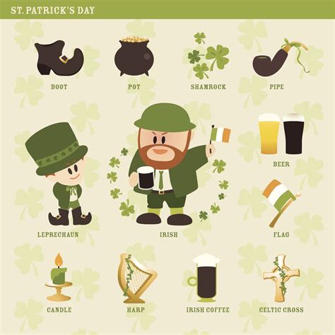 Saint Patricks Day Symbols Shamrock 512 St Patrick S Day Symbols