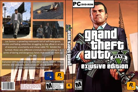 Let's take a look at the whole process of crouching, taking cover and killing your enemies. Grand Theft Auto 5 PC Box Art Cover by AlternationHD