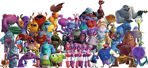 Characters Of Monsters Inc Rpixar