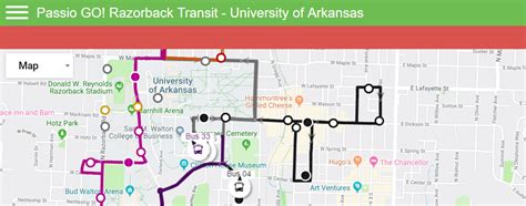Maps And Schedules Transit And Parking University Of Arkansas