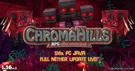 128x64x Chroma Hills Rpg With A Cartoon Twist Minecraft Texture Pack