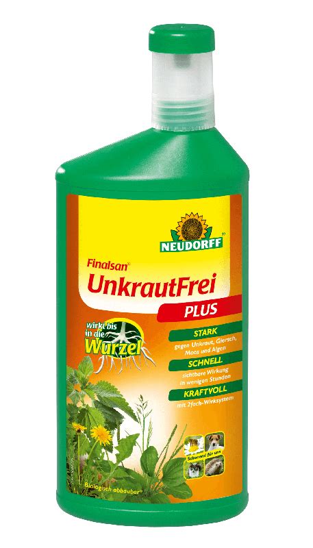 Homóios, deutsch ‚gleich', ‚gleichartig', ‚ähnlich', und πάθος. Finalsan UnkrautFrei Plus • Unkrautvernichter gegen ...