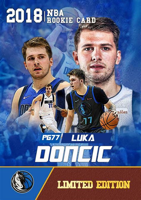 Luka Doncic 2018 Rookie Gems Nba Rookie Card Dallas Mavericks Etsy Canada