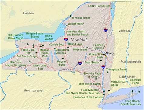 To navigate map click on left, right or middle of mouse. National Natural Landmarks by state - National Natural ...