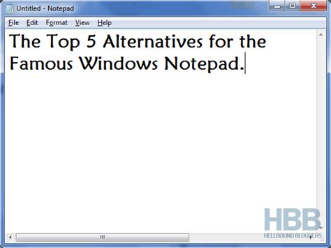5 Best Alternatives To The Famous Windows Notepad