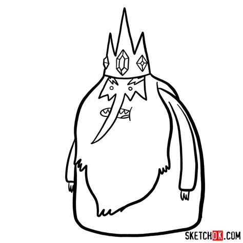 How To Draw Ice King Sketchok Easy Drawing Guides