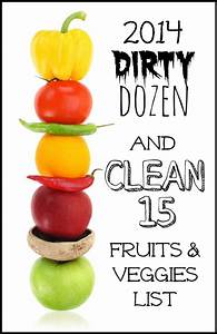 2014 Dozen Clean 15 Fruits And Vegetable List
