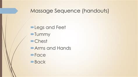 Ppt Infant Massage For Parents And Caregivers Powerpoint Presentation