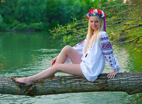 Etno Beauty Ukrainian Girl Folk Fashion Beauty Ukraine