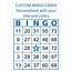 1000 Personalized Bingo Cards 1 2 Or 4 Per Page Pdf  Etsy