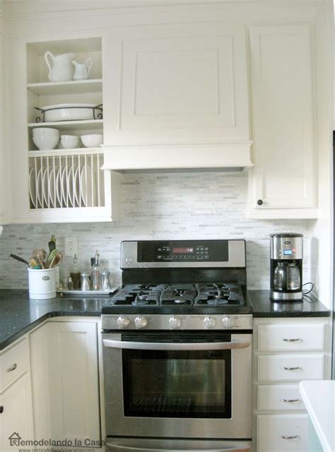 Home to any budget, home to any possibility. Kitchen makeover with cabinet doors removed. | Kitchen ...