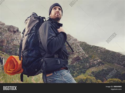 Adventure Man Hiking Image And Photo Free Trial Bigstock