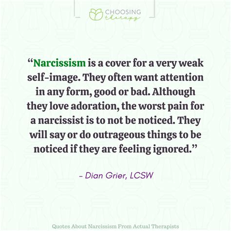 Quotes About Narcissism From Actual Therapists Choosing Therapy