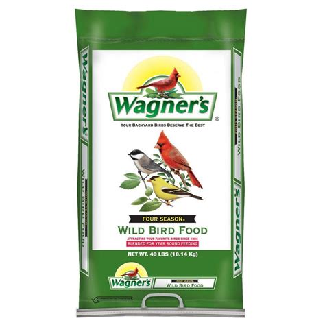 Wagners 40 Lb Four Season Wild Bird Food Seed 25016 The Home Depot Wild Bird Food Bird