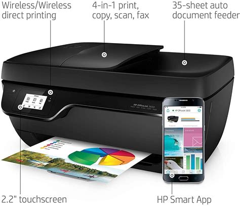Hp Officejet 3830 All In One Wireless Printer Print Copyscan Fax