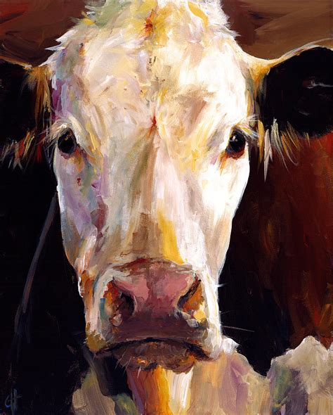 Gladys The Cow Painting By Cari Humphry Fine Art America