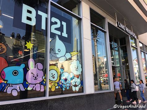 global bt21 a dream of baby pillow cushion. Line friends Pop-Up store in Hollywood - Vegas and Food