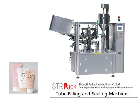 sfs 100 plastic tube filling and sealing machine strpack