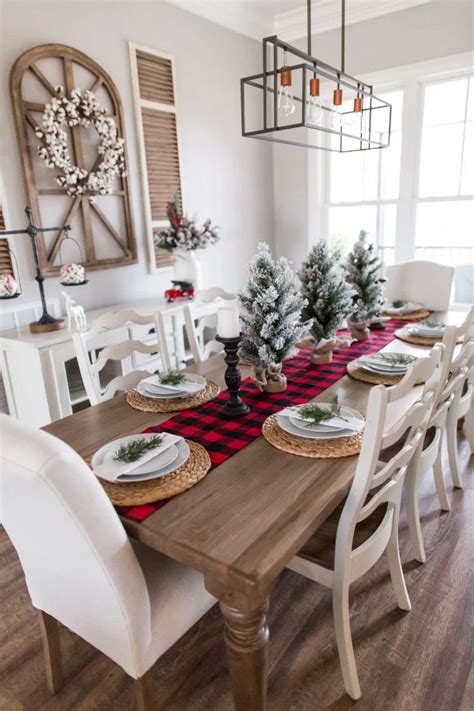 20 Dining Room Christmas Decorating Ideas Pimphomee