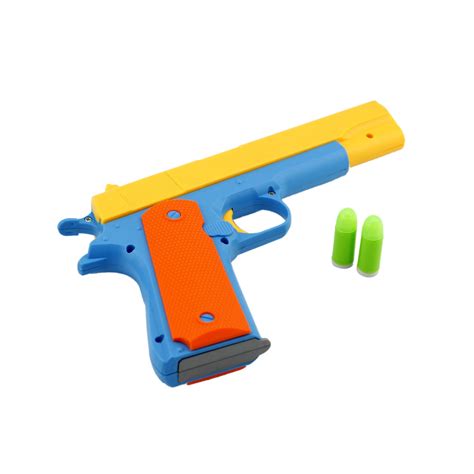 Kandall Toy Gun Colt Toy Pistol With Pcs Colorful Soft Bullets
