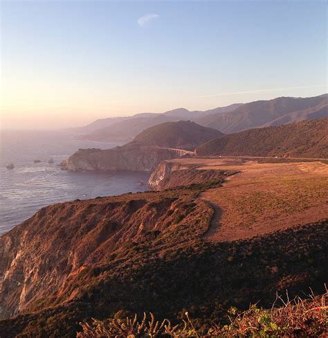Free Photo Big Sur California Sunset Coastline Coastal Landscape
