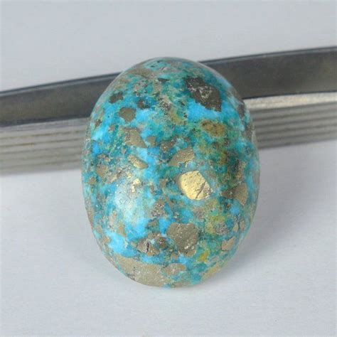 Natural Irani Turquoise Cabochons Loose Gemstone 1 Pcs Of 5700 Crt