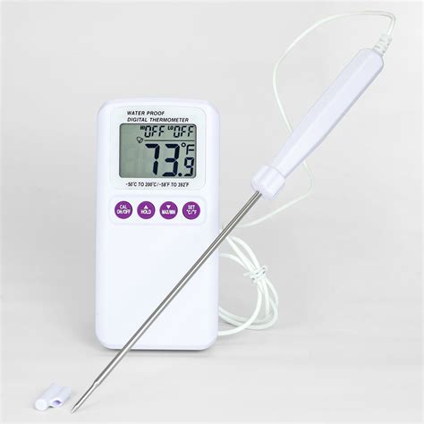Bel Art H B Durac Calibrated Electronic Thermometer With Stainless