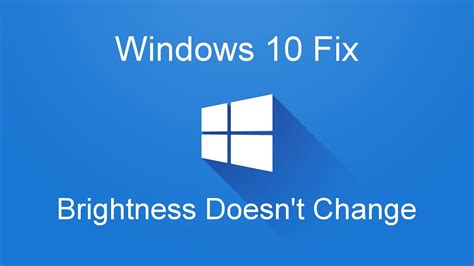 How to adjust screen brightness in windows 10topics covered in this tutorial:adjust screen brightnessadjust screen brightness windows 10adjust screen brightn how to brighten screen on laptop. Windows 10 Fix: Laptop Brightness Doesn't Change - YouTube