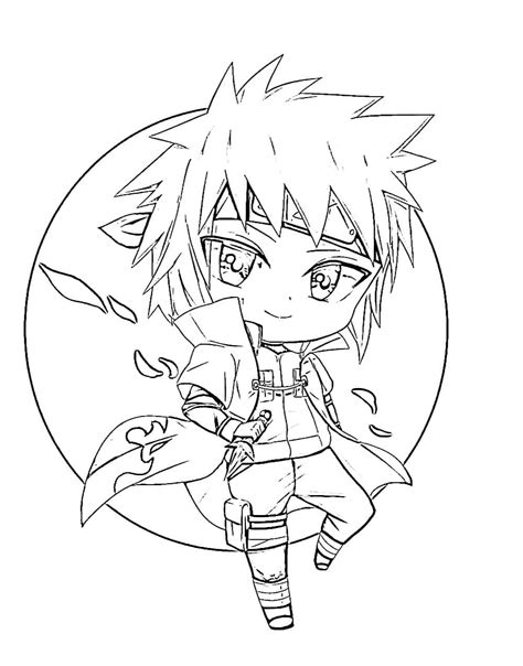 Chibi Minato Coloring Page Download Print Or Color Online For Free
