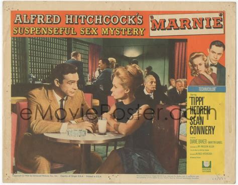 2p1350 marnie lc 8 1964 sean connery and tippi hedren in alfred hitchcock s