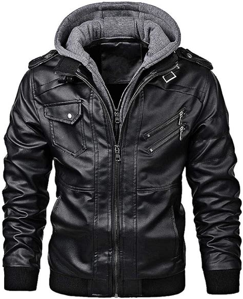 Veste En Cuir Pour Homme Automne Et Hiver Nouveau Style Commerce