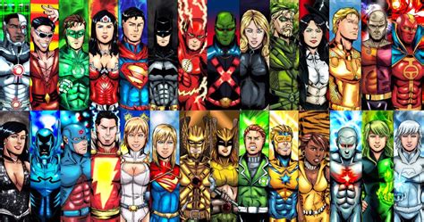 Ligas De Heroes Dc Comics Poster Comic Poster Hero Poster