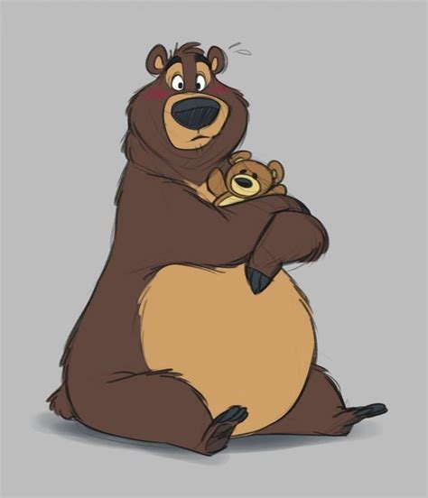 Cute Bear Cartoon Art