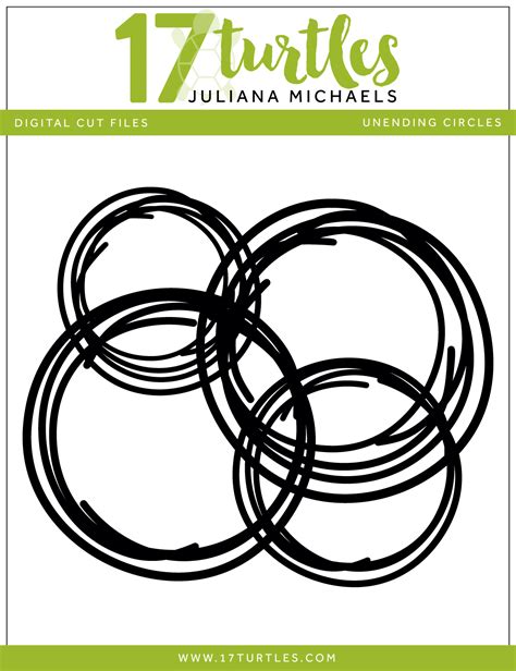 Unending Circles Free Digital Cut File 17turtles Juliana Michaels