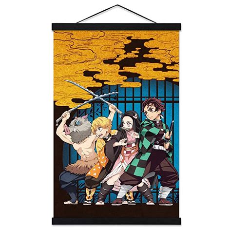 Buy Demon Slayer Kimetsu No Yaiba Poster Japanese Anime Wall Scroll