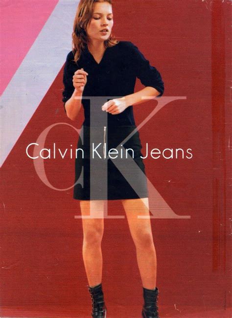 Calvin Klein Jeans Año 1996 Kate Moss