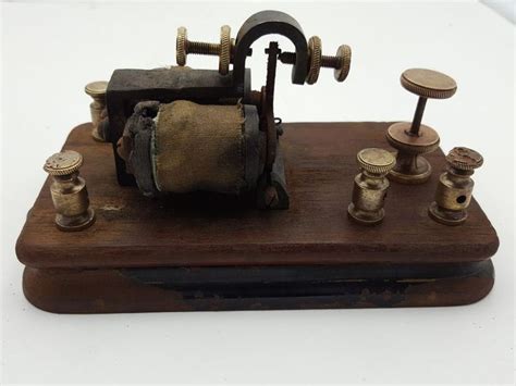 Vintage Antique 1895 Jh Bunnell Telegraph Sounder Marked 5