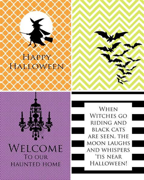 My Cotton Creations Free Halloween Printables For Your Home
