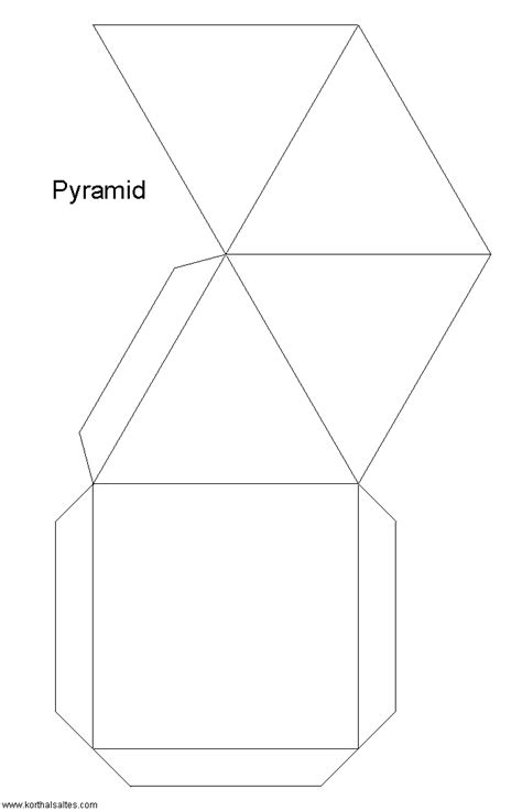 Paper Square Pyramids