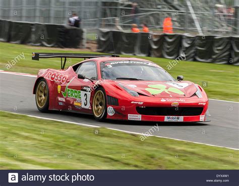 Ferrari 458 Italia Sports Racing Car In British Gt